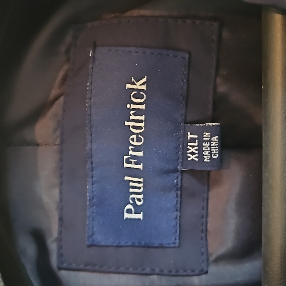 Paul Frederick Lightweight Lined Men's Top Coat.  XXLT - Picture 2 of 6